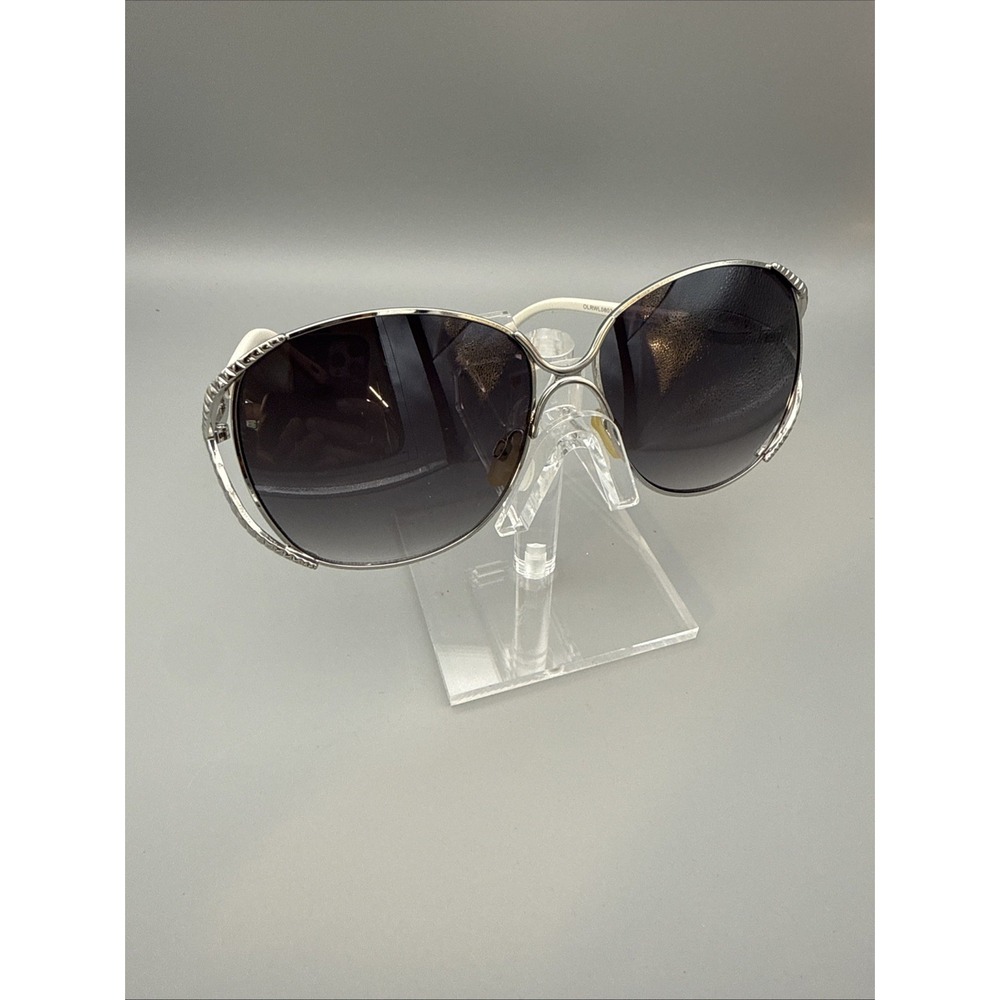 Rocawear Silver Frame Oversized Baroque Sunglasses-Polarized Lens R569-SLVWH